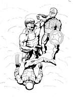 coloriage combat de titans